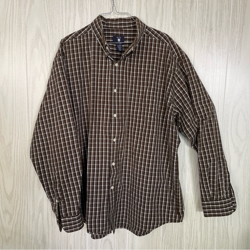 Men’s XL Ivy Crew Button Down Dress Shirt- Casual Work No Wrinkle